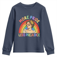 More Pride Less Prejudice Youth Sweatshirt Pride Month LGBTQ Gay Lesbian