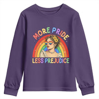 More Pride Less Prejudice Youth Sweatshirt Pride Month LGBTQ Gay Lesbian
