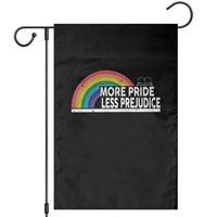 More Pride Less Prejudice Garden Flag Pride Month LGBTQ