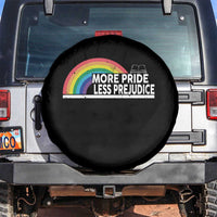 More Pride Less Prejudice Spare Tire Cover Pride Month LGBTQ