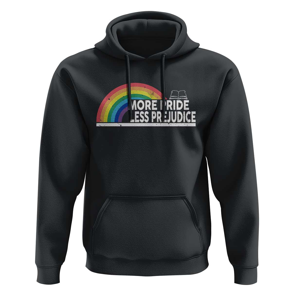 More Pride Less Prejudice Hoodie Pride Month LGBTQ