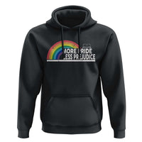 More Pride Less Prejudice Hoodie Pride Month LGBTQ