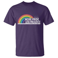 More Pride Less Prejudice T Shirt Pride Month LGBTQ