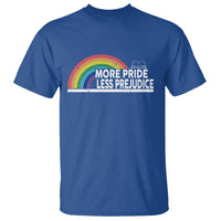 More Pride Less Prejudice T Shirt Pride Month LGBTQ
