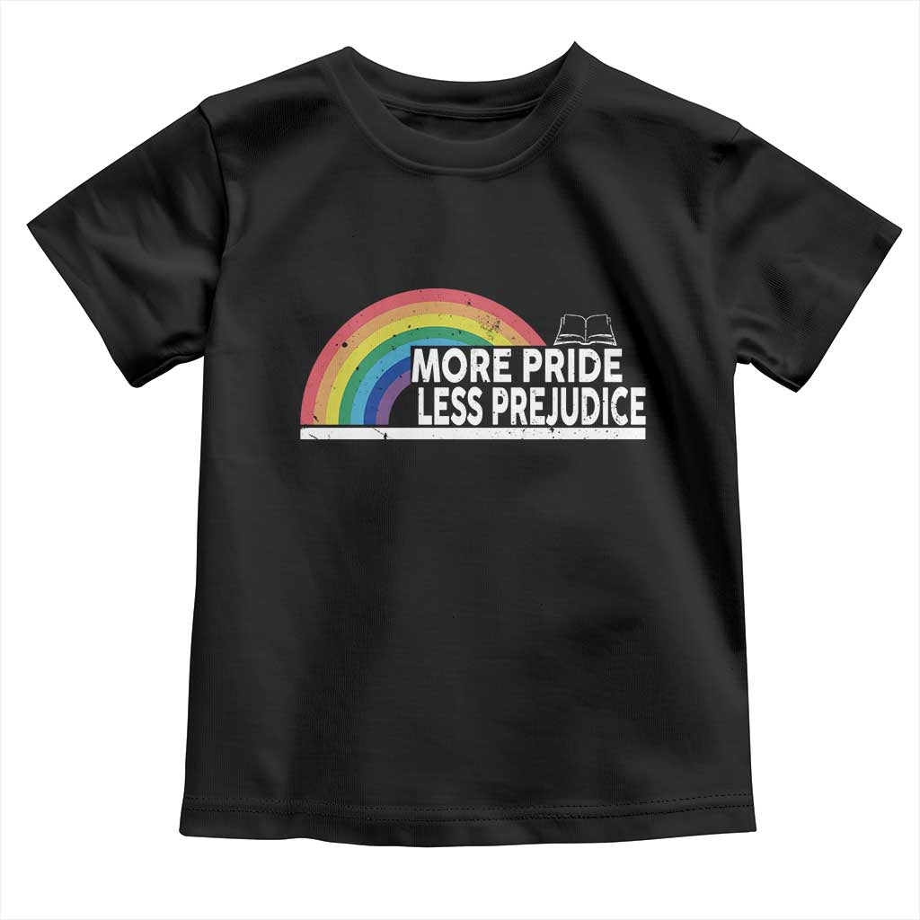More Pride Less Prejudice Toddler T Shirt Pride Month LGBTQ