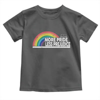 More Pride Less Prejudice Toddler T Shirt Pride Month LGBTQ