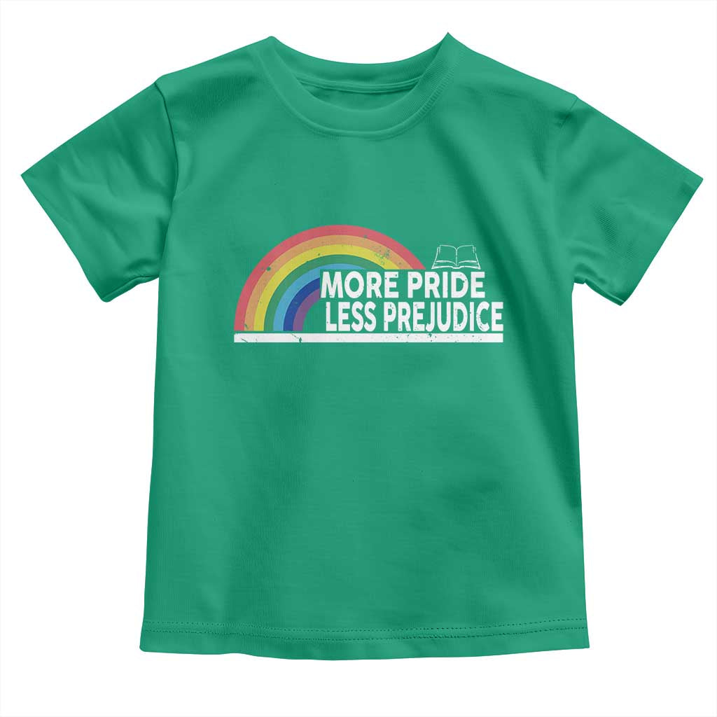 More Pride Less Prejudice Toddler T Shirt Pride Month LGBTQ