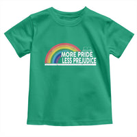 More Pride Less Prejudice Toddler T Shirt Pride Month LGBTQ