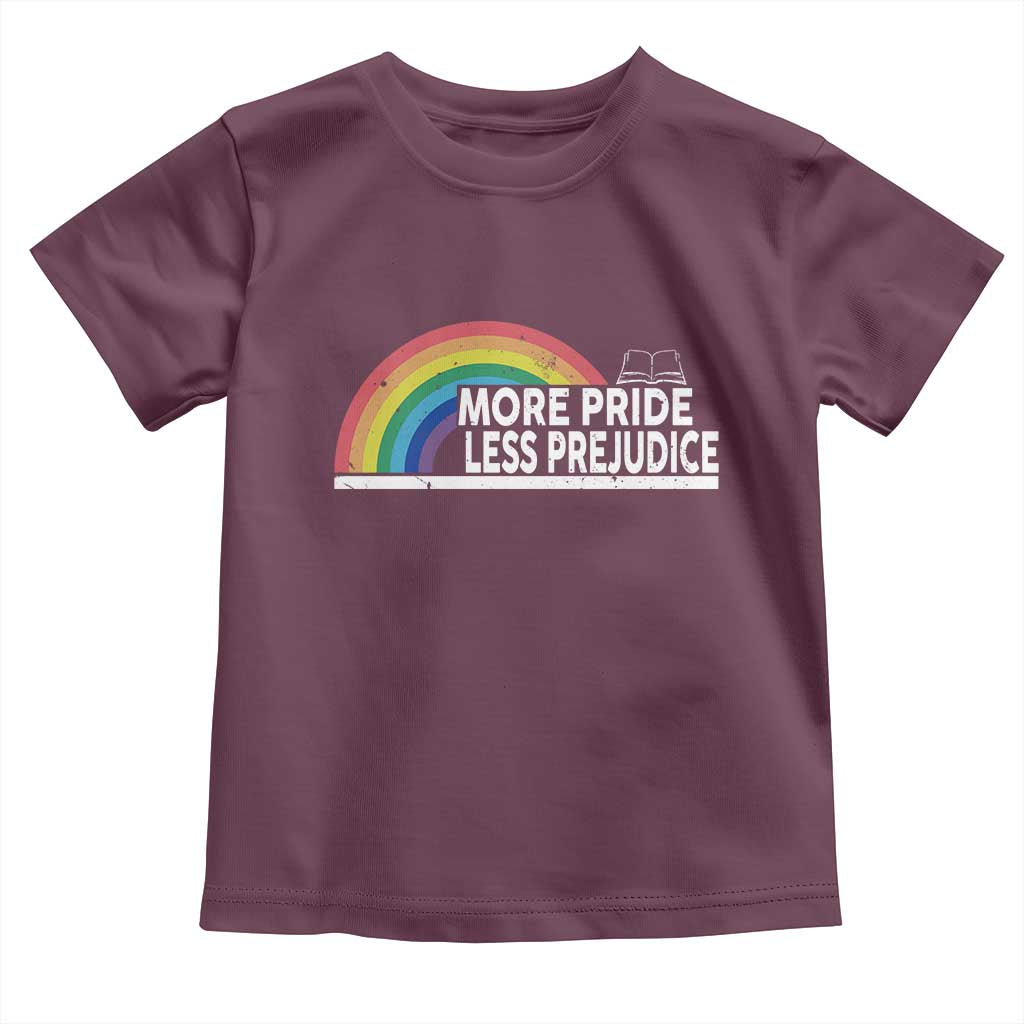 More Pride Less Prejudice Toddler T Shirt Pride Month LGBTQ