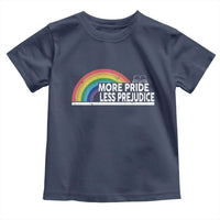 More Pride Less Prejudice Toddler T Shirt Pride Month LGBTQ