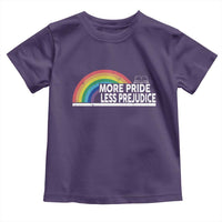 More Pride Less Prejudice Toddler T Shirt Pride Month LGBTQ