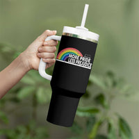 More Pride Less Prejudice Tumbler With Handle Pride Month LGBTQ