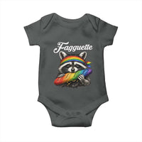 Faguette LGBTQ Baby Onesie Funny Pride Raccoon Rainbow