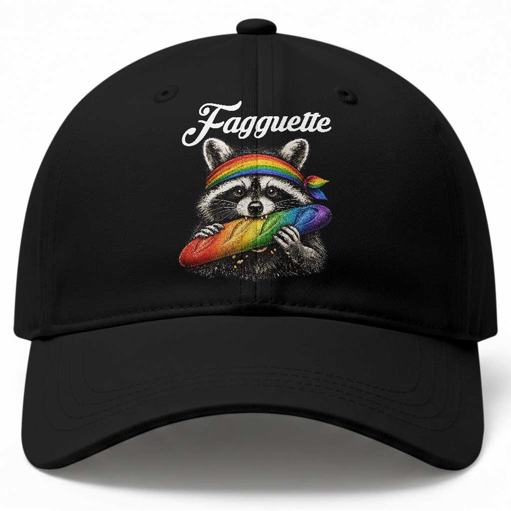 Faguette LGBTQ Baseball Cap Funny Pride Raccoon Rainbow