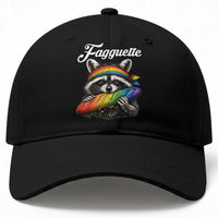 Faguette LGBTQ Baseball Cap Funny Pride Raccoon Rainbow