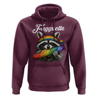 Faguette LGBTQ Hoodie Funny Pride Raccoon Rainbow
