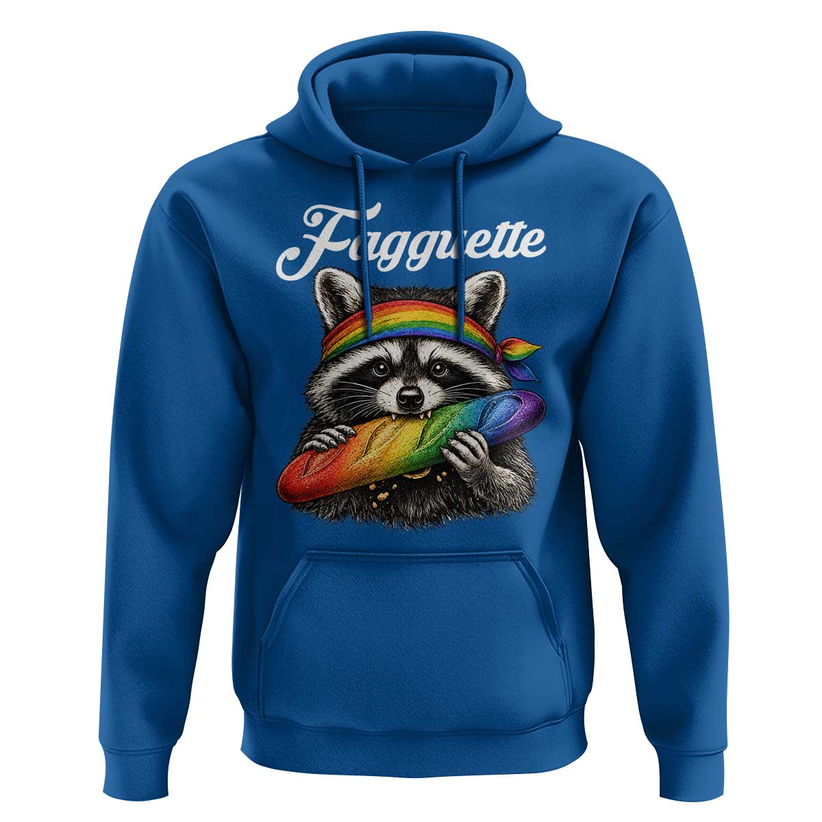 Faguette LGBTQ Hoodie Funny Pride Raccoon Rainbow