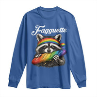 Faguette LGBTQ Long Sleeve Shirt Funny Pride Raccoon Rainbow