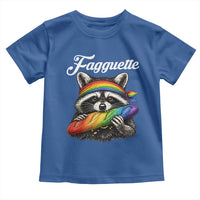 Faguette LGBTQ Toddler T Shirt Funny Pride Raccoon Rainbow