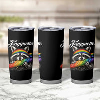 Faguette LGBTQ Tumbler Cup Funny Pride Raccoon Rainbow