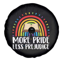 More Pride Less Prejudice Spare Tire Cover LGBTQ Pride Month Book Lover