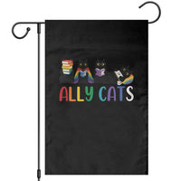 Rainbow Pride Ally Cats Garden Flag LGBTQ Inclusion Cat Lover Gift