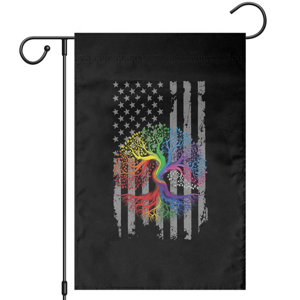 Tree of Life Rainbow LGBTQ Pride Garden Flag American Flag Gift