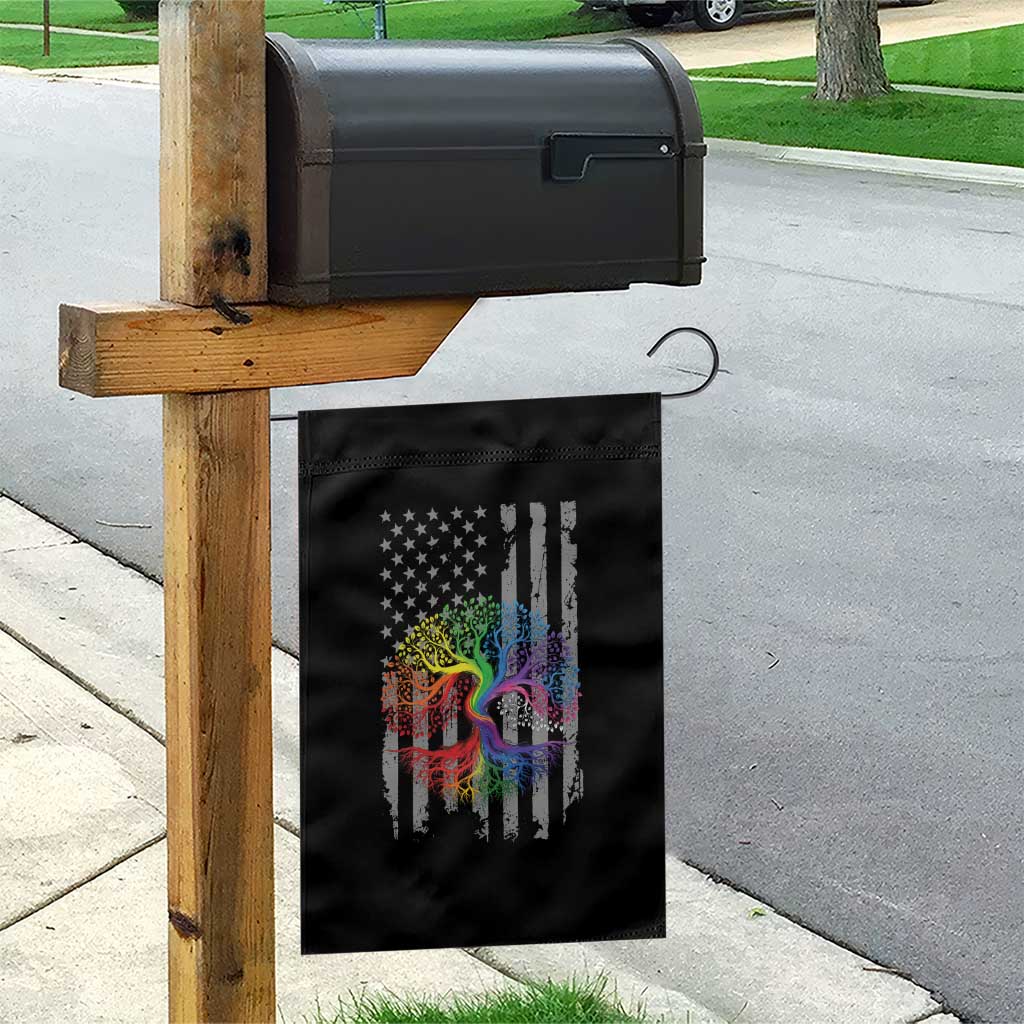Tree of Life Rainbow LGBTQ Pride Garden Flag American Flag Gift
