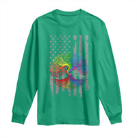 Tree of Life Rainbow LGBTQ Pride Long Sleeve Shirt American Flag Gift