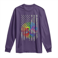Tree of Life Rainbow LGBTQ Pride Long Sleeve Shirt American Flag Gift
