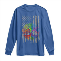 Tree of Life Rainbow LGBTQ Pride Long Sleeve Shirt American Flag Gift