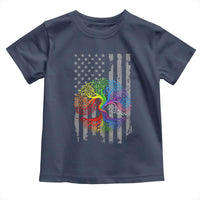 Tree of Life Rainbow LGBTQ Pride Toddler T Shirt American Flag Gift