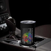 Tree of Life Rainbow LGBTQ Pride Tumbler Cup American Flag Gift