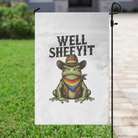 Pride Frog LGBT Rainbow Garden Flag Well Sheeyit Country Western