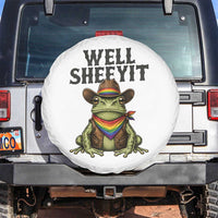 Pride Frog LGBT Rainbow Spare Tire Cover Well Sheeyit Country Western