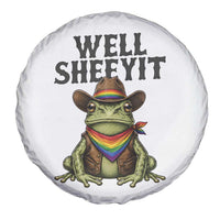 Pride Frog LGBT Rainbow Spare Tire Cover Well Sheeyit Country Western