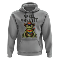 Pride Frog LGBT Rainbow Hoodie Well Sheeyit Country Western