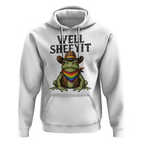 Pride Frog LGBT Rainbow Hoodie Well Sheeyit Country Western