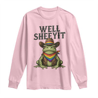 Pride Frog LGBT Rainbow Long Sleeve Shirt Well Sheeyit Country Western