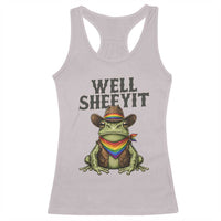 Pride Frog LGBT Rainbow Racerback Tank Top Well Sheeyit Country Western
