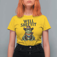 Pride Frog LGBT Rainbow T Shirt For Women Well Sheeyit Country Western