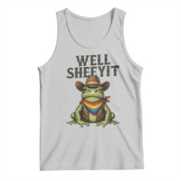 Pride Frog LGBT Rainbow Tank Top Well Sheeyit Country Western