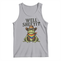 Pride Frog LGBT Rainbow Tank Top Well Sheeyit Country Western