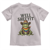 Pride Frog LGBT Rainbow Toddler T Shirt Well Sheeyit Country Western