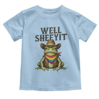 Pride Frog LGBT Rainbow Toddler T Shirt Well Sheeyit Country Western