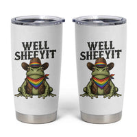 Pride Frog LGBT Rainbow Tumbler Cup Well Sheeyit Country Western