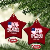 250 Years Of Freedom Ceramic Ornament Gadsden Flag American Patriot US