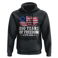 250 Years Of Freedom Hoodie Gadsden Flag American Patriot US