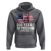 250 Years Of Freedom Hoodie Gadsden Flag American Patriot US