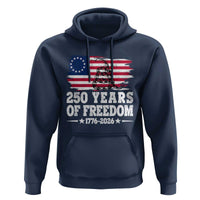 250 Years Of Freedom Hoodie Gadsden Flag American Patriot US
